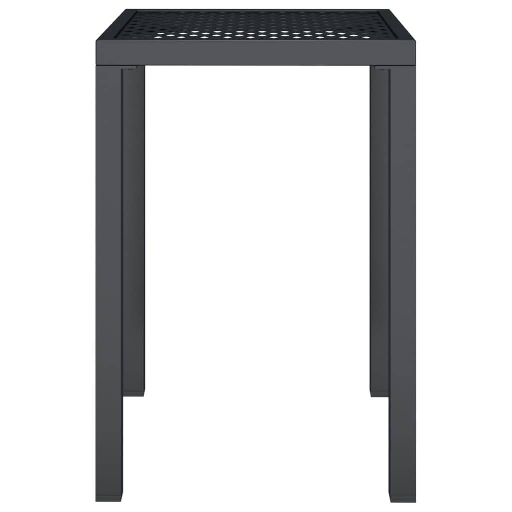 PANGIVO - Table de Jardin Anthracite 50 x 50 x 72 cm Acier - PANGIVO - Image 3