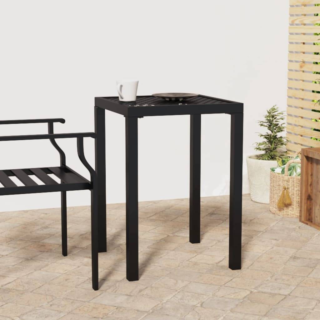 PANGIVO - Table de Jardin Anthracite 50 x 50 x 72 cm Acier - PANGIVO - Image 1