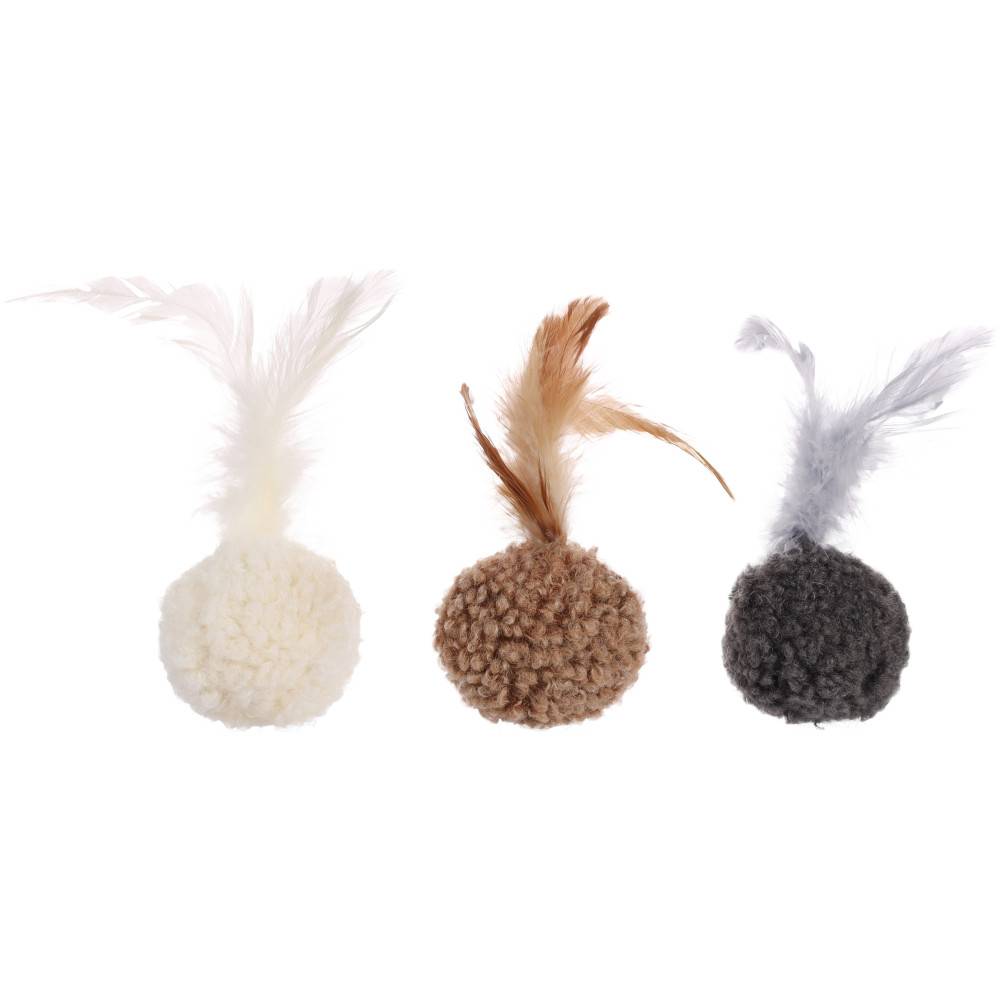 1 Balle SUAVA ø 4.5 cm jouet pour chat couleur aléatoire - Imagen 10