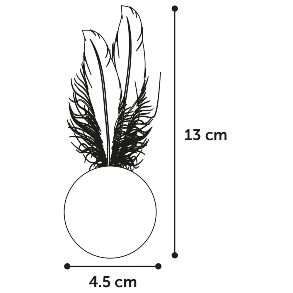 1 Balle SUAVA ø 4.5 cm jouet pour chat couleur aléatoire - Imagen 5