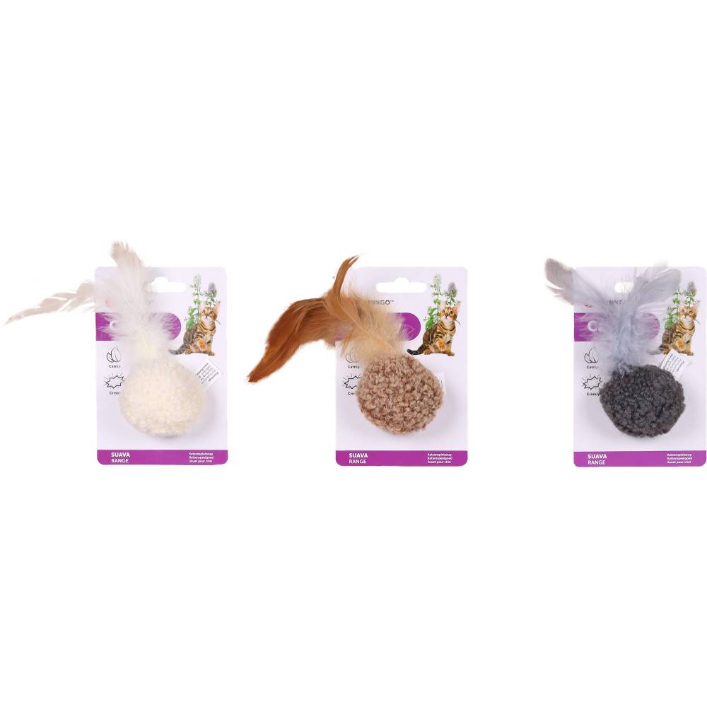 1 Balle SUAVA ø 4.5 cm jouet pour chat couleur aléatoire - Imagen 9