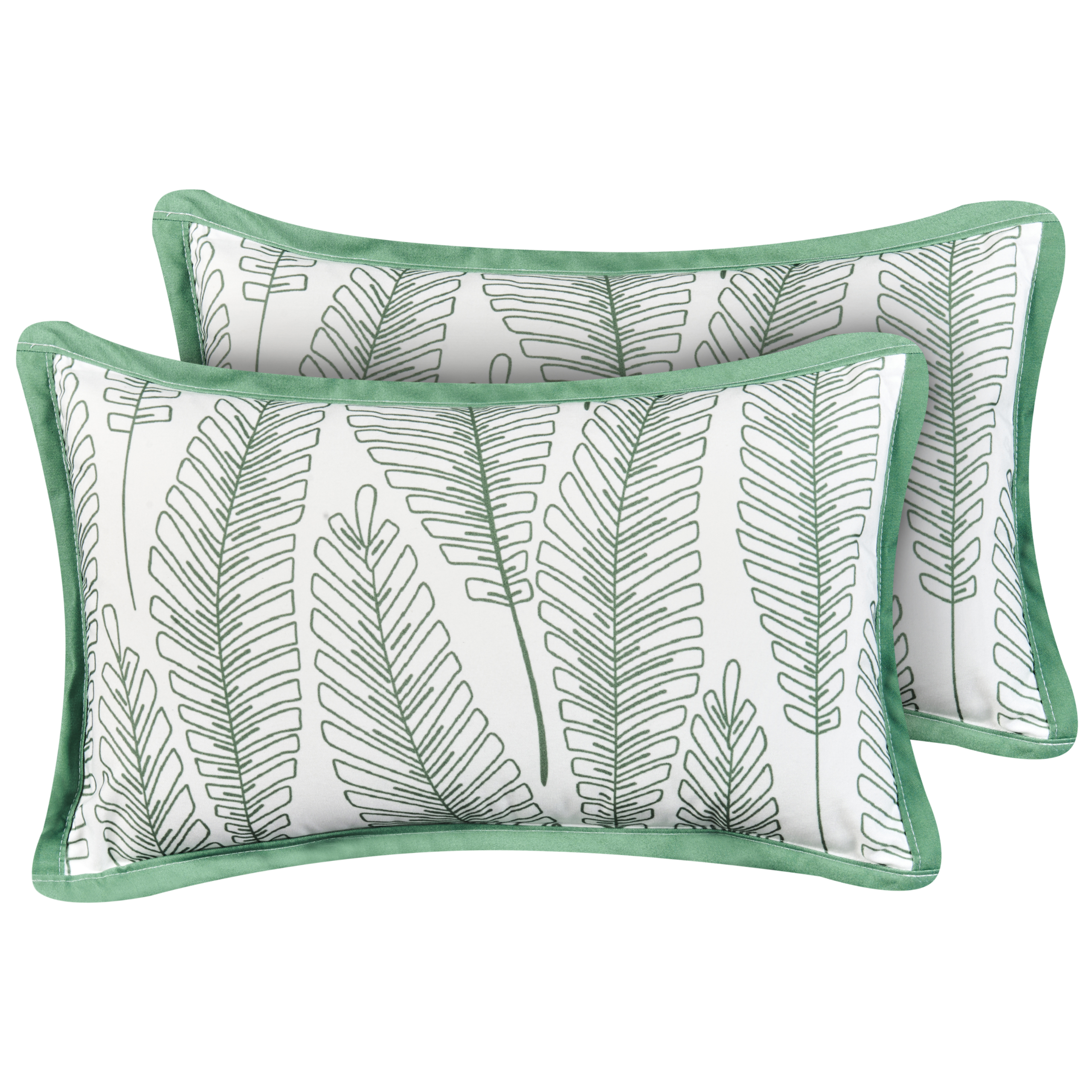 Beliani - Coussin d'extérieur Polyester Vert MEADOW - 30x50x12- Beliani - Image 2