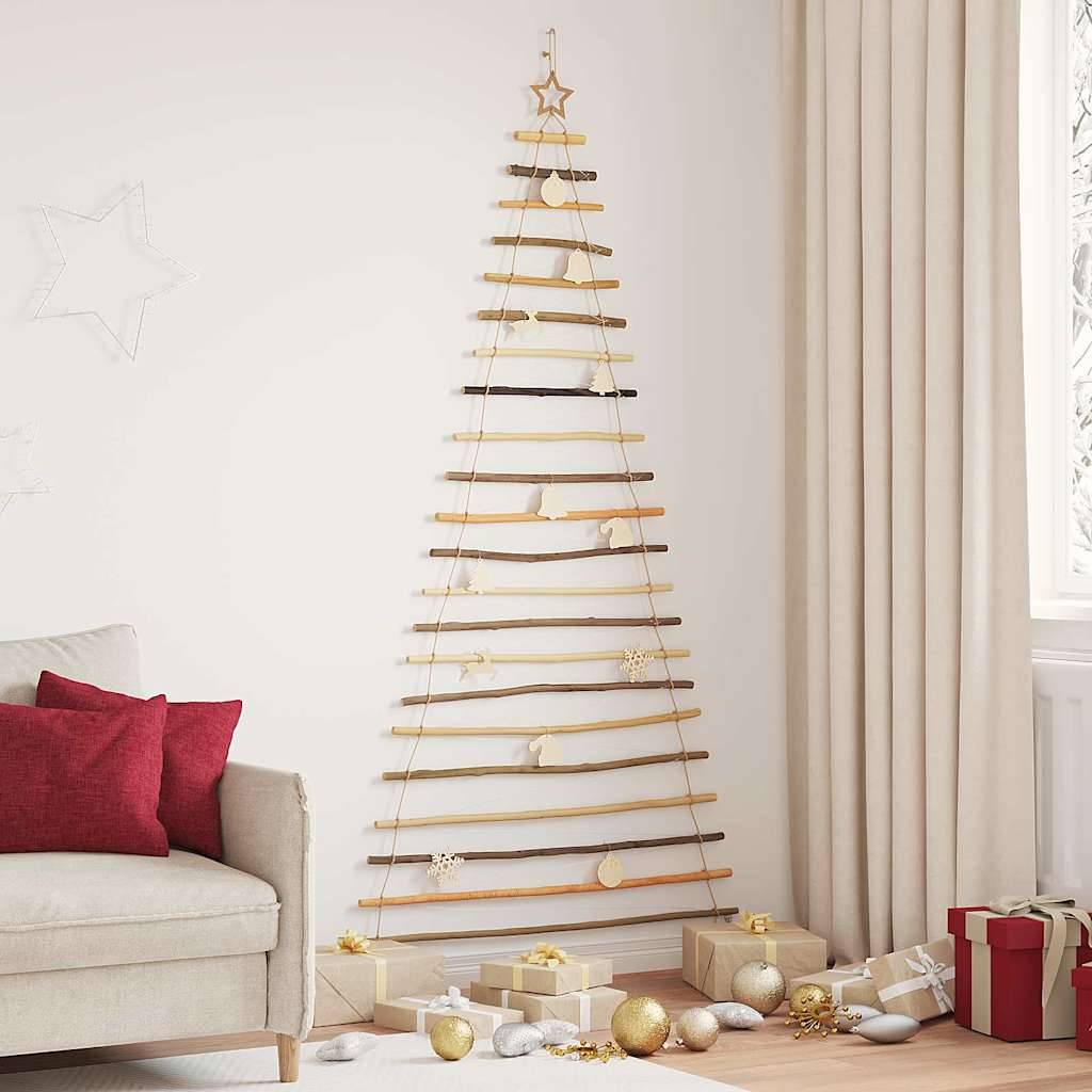 ComfortXL - Très Grand Sapin Mural en Bois Massif Lumineux LED pour Décoration de Fête 210 cm – ComfortXL Outdoor Living - Image 3
