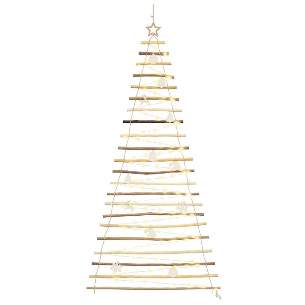 ComfortXL - Très Grand Sapin Mural en Bois Massif Lumineux LED pour Décoration de Fête 210 cm – ComfortXL Outdoor Living - Image 2