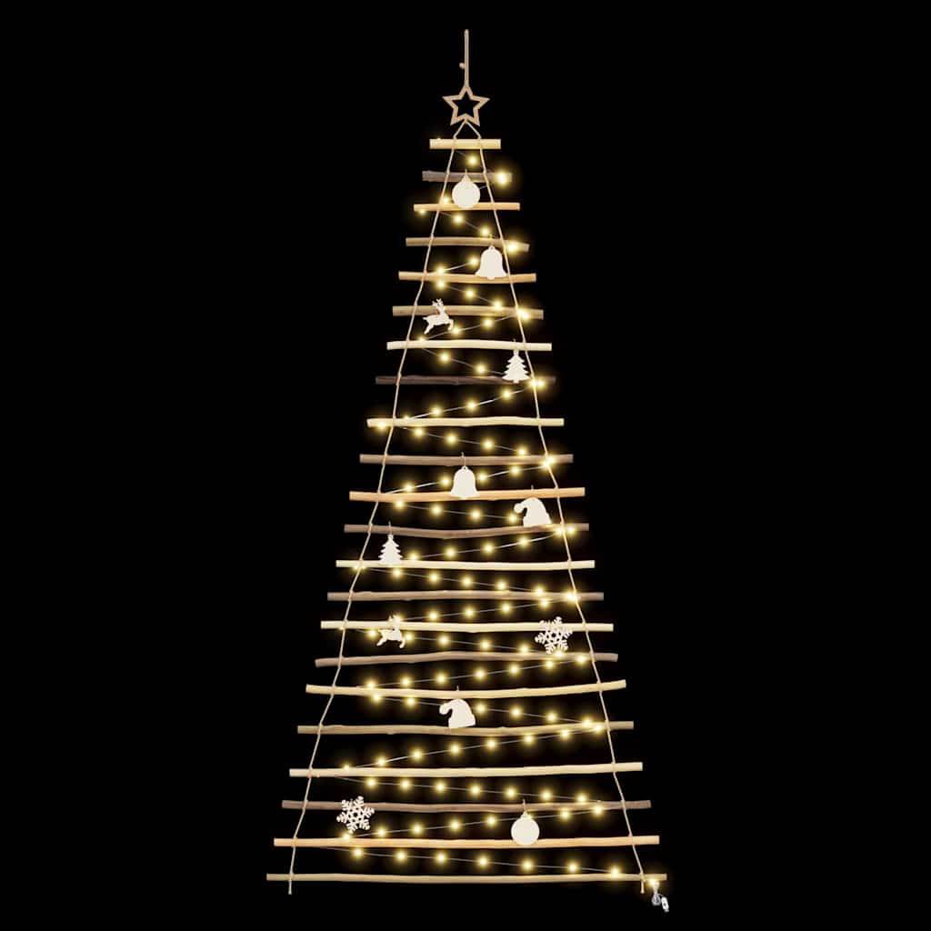 ComfortXL - Très Grand Sapin Mural en Bois Massif Lumineux LED pour Décoration de Fête 210 cm – ComfortXL Outdoor Living - Image 6
