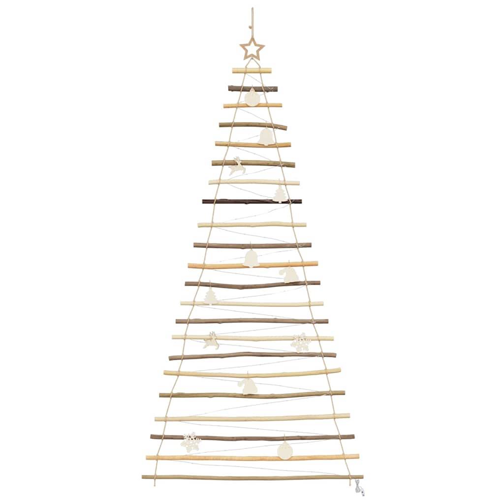 ComfortXL - Très Grand Sapin Mural en Bois Massif Lumineux LED pour Décoration de Fête 210 cm – ComfortXL Outdoor Living - Image 5