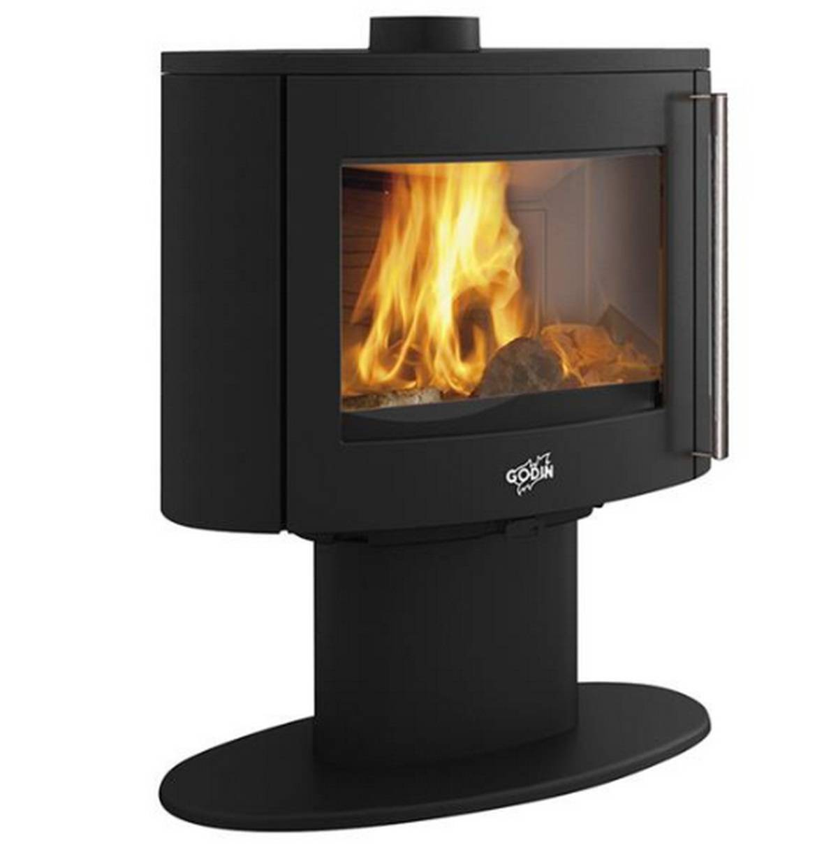Poêle à bois 9kw 388243PEINTANTHRACITE Godin - Image 1