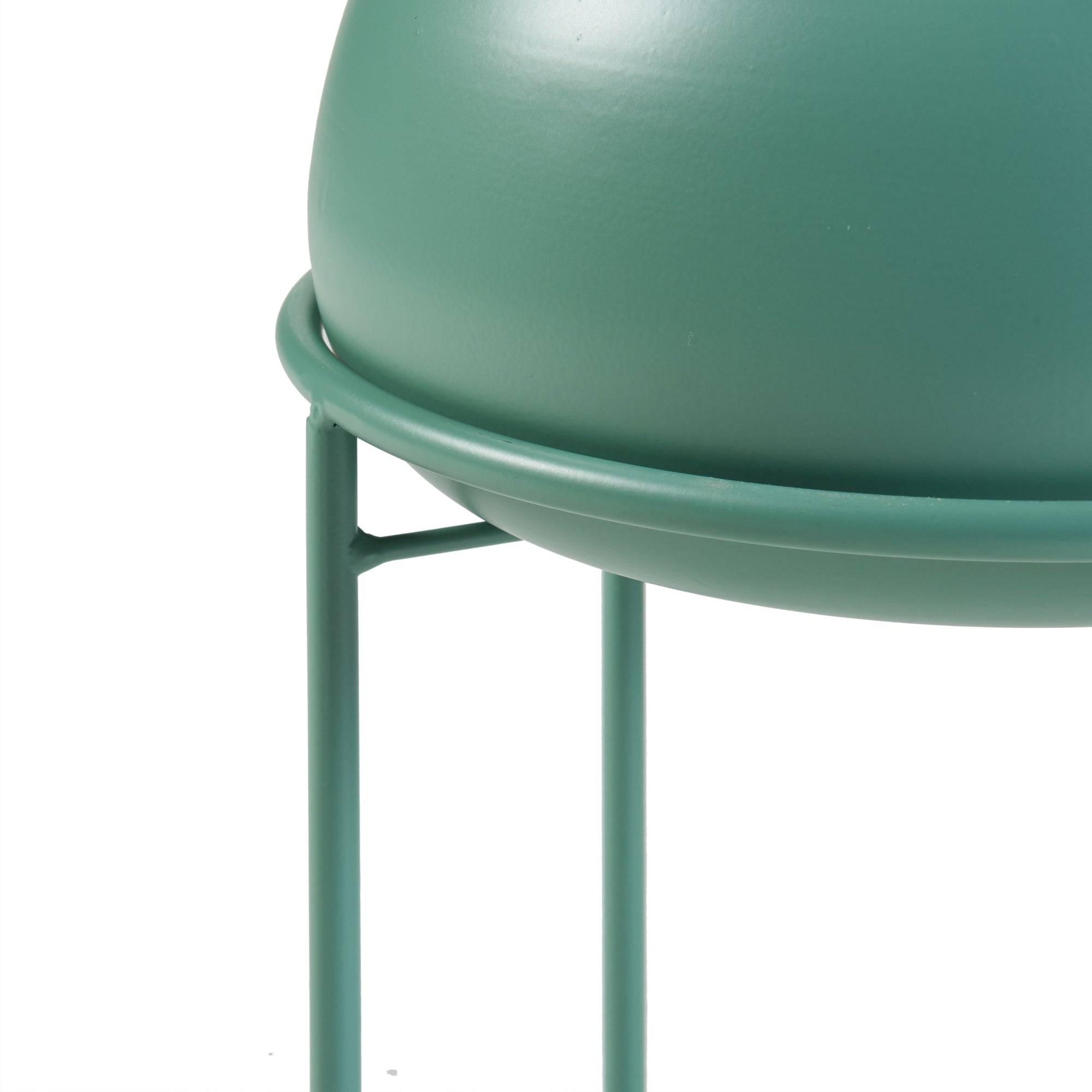Porte-plantes style intemportel support 32 x 20 cm vert - Image 4
