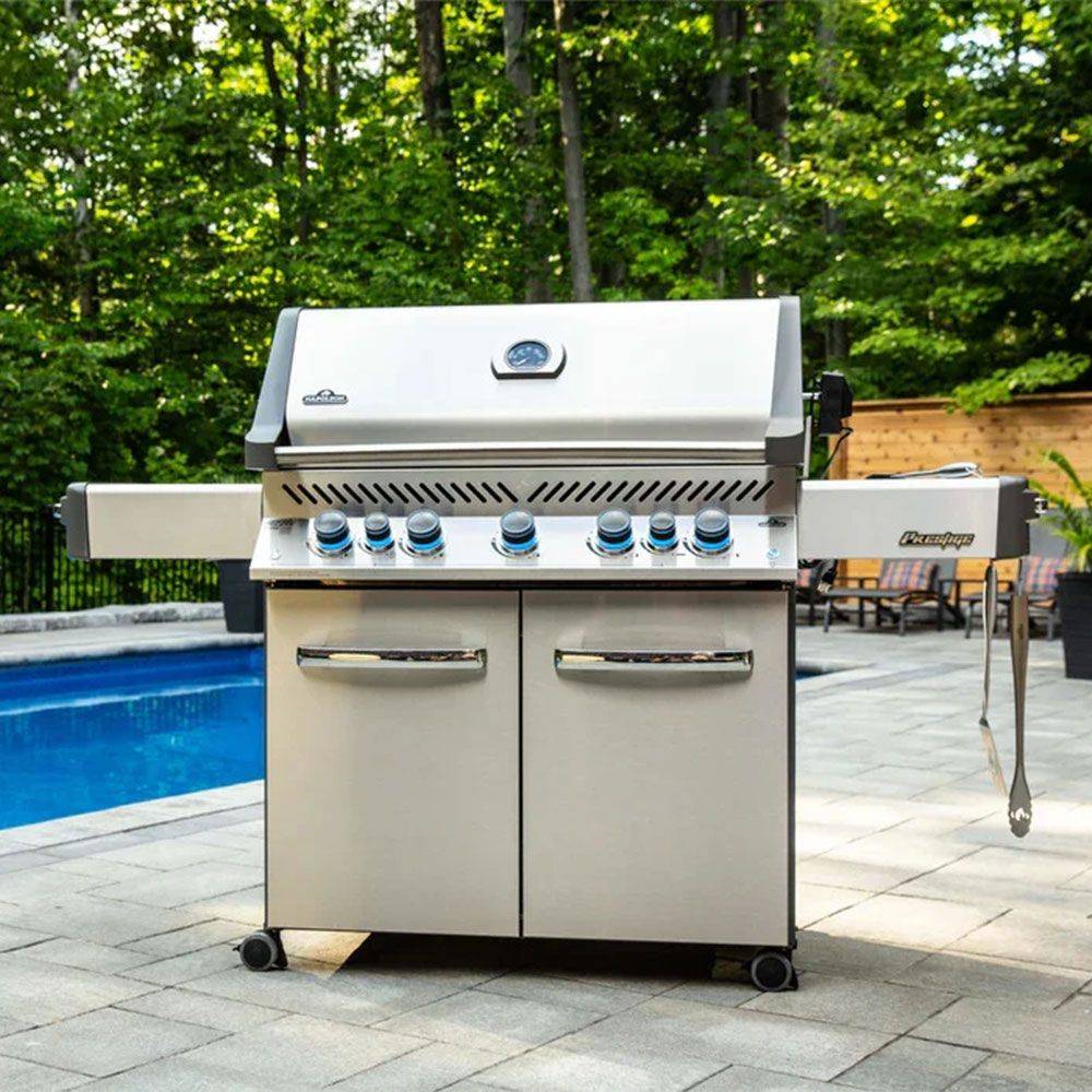 Napoleon - Barbecue à gaz Prestige 665 - Inox + Sizzle Zone + Brûleur arrière IR - Imagen 2