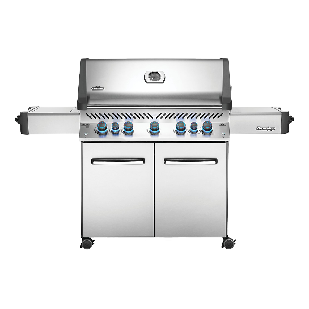 Napoleon - Barbecue à gaz Prestige 665 - Inox + Sizzle Zone + Brûleur arrière IR - Imagen 1