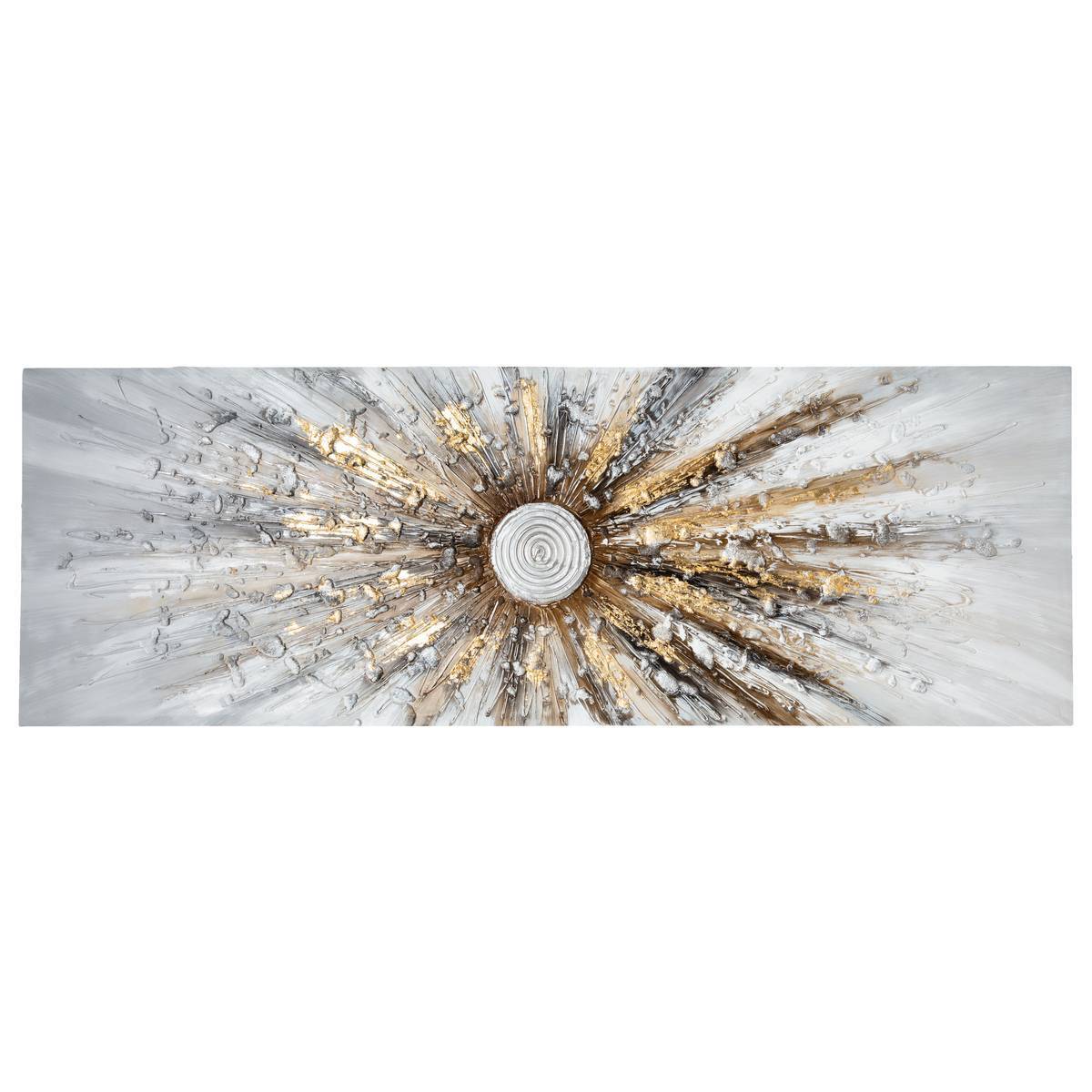 Atmosphera - Toile peinte "Kylia" soleil 150x50cm - Atmosphera Créateur d'intérieur - Imagen 1