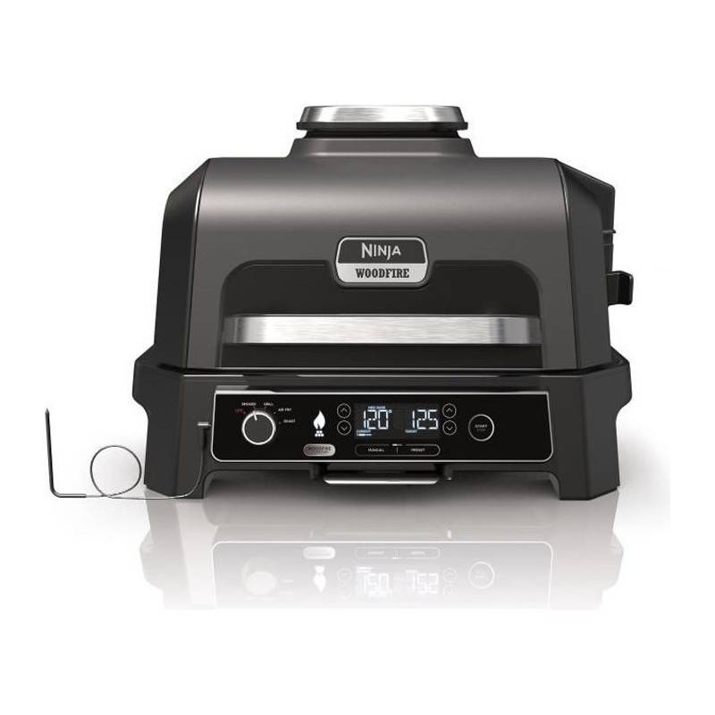 Barbecue électrique Et Fumoir Avec Thermometre - Ninja - Woodfire Pro Xl - Og850eu - Barbecue Et Air Fryer D'extérieur - Imagen 1