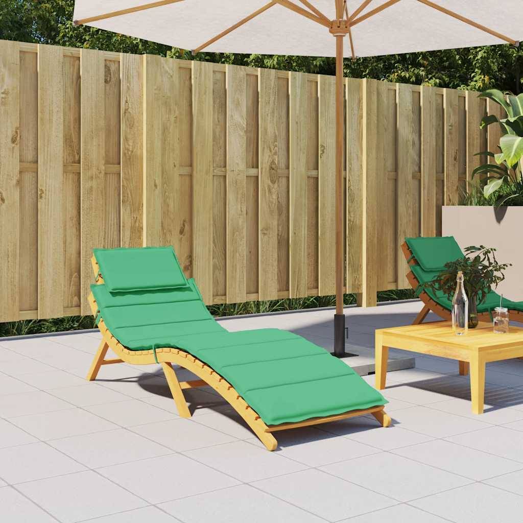 ComfortXL - Coussin Bain de Soleil Tissu Oxford Imperméable et Rembourré pour Transat Jardin Vert 186x58cm – ComfortXL Outdoor Living - Image 2