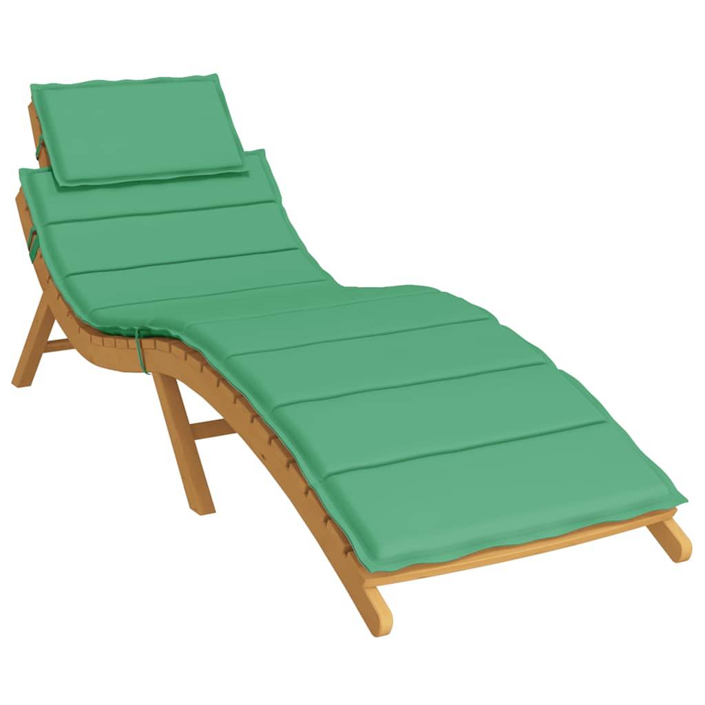 ComfortXL - Coussin Bain de Soleil Tissu Oxford Imperméable et Rembourré pour Transat Jardin Vert 186x58cm – ComfortXL Outdoor Living - Image 3