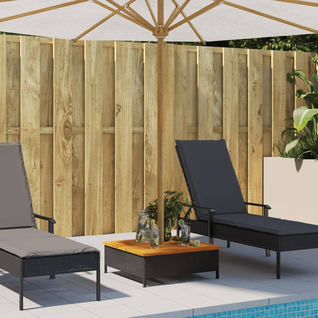 Maison Chic - Couvercle de base de parasol - accessoire parasol noir 70x70x25 cm - MEUBLE PRO - Image 3