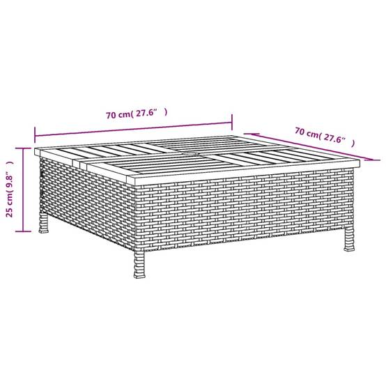 Maison Chic - Couvercle de base de parasol - accessoire parasol noir 70x70x25 cm - MEUBLE PRO - Image 8