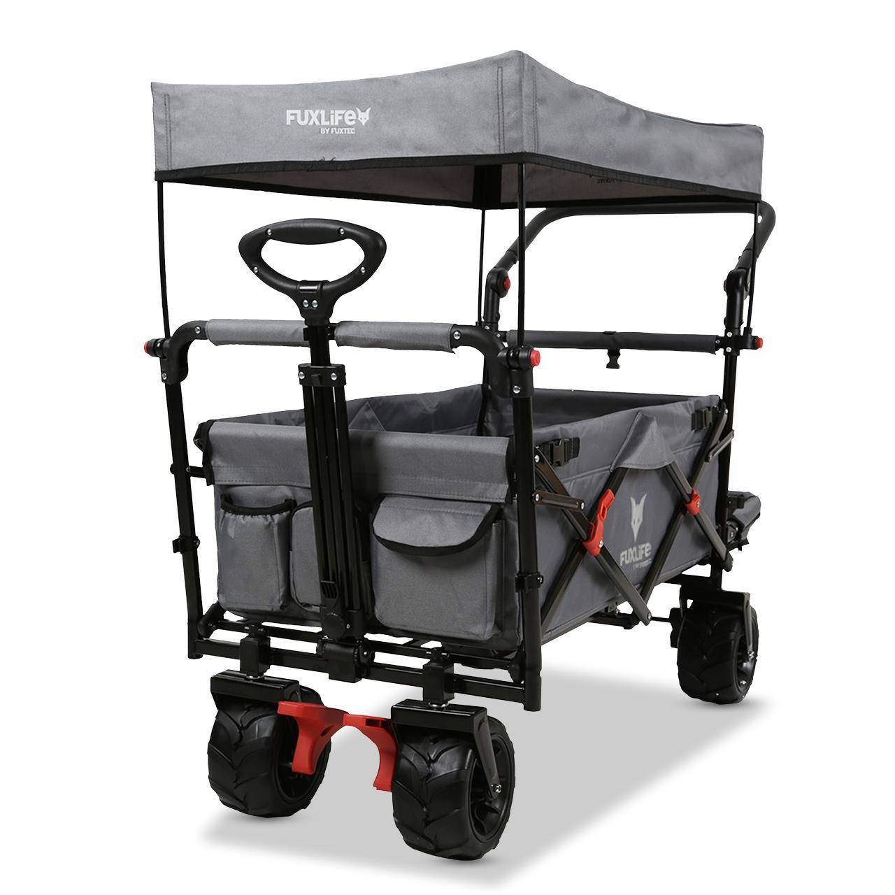 FUXTEC - Chariot de plage pliable FUXLIFE FX-CTB800 Roues tout-terrain sable - Image 2