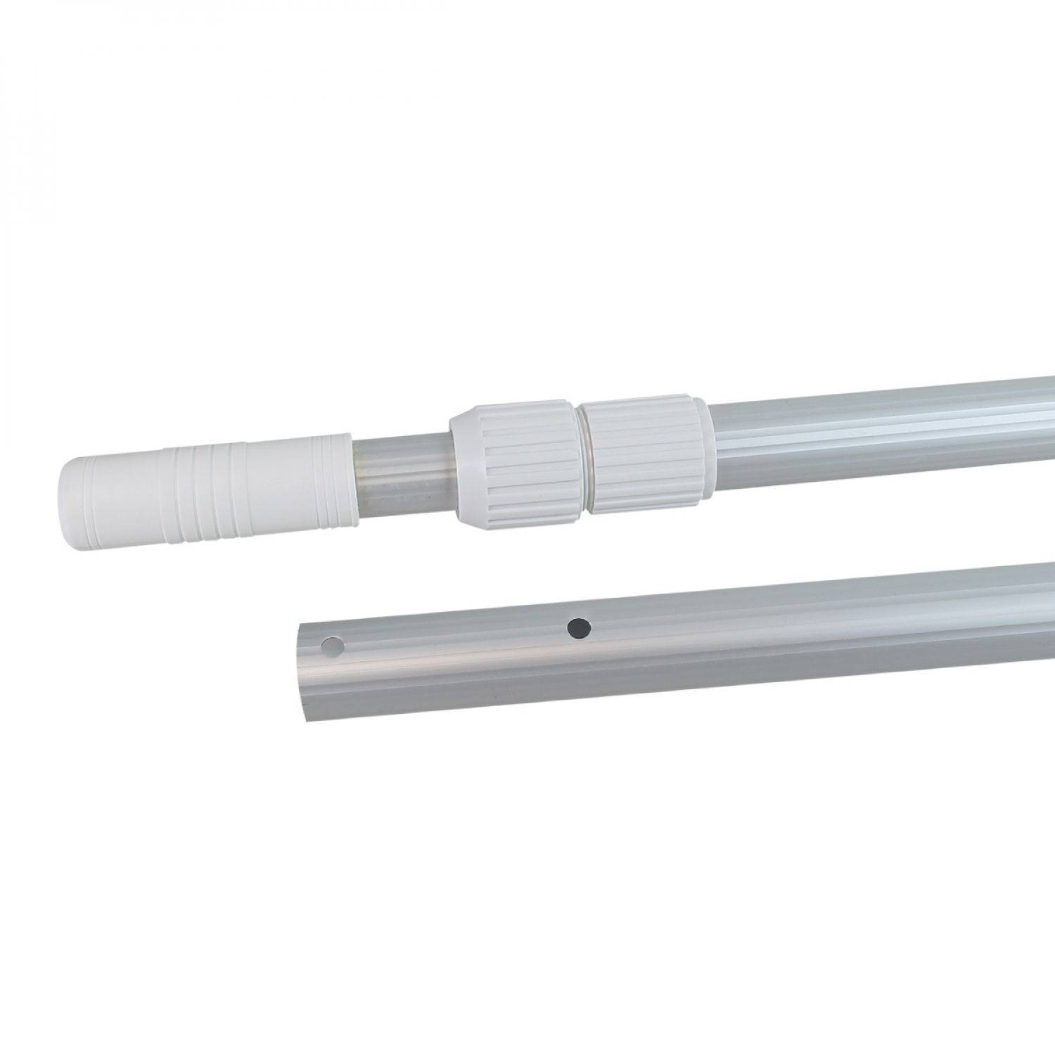 Manche télescopique de 1.93 m à 3.60 m en aluminium pour épuisette, balai, brosse etc... - Linxor - Image 2