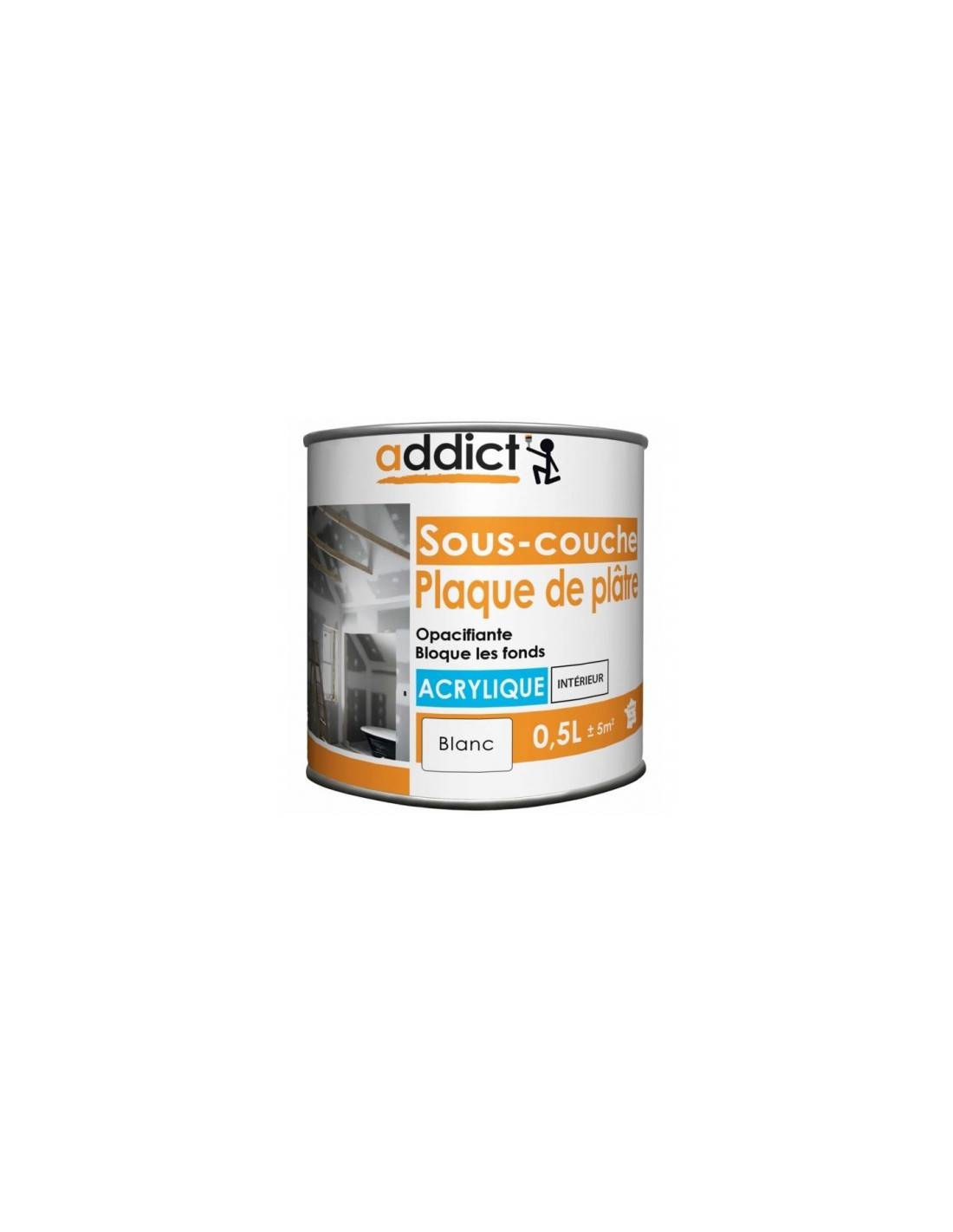 Sous-couche Acrylique Addict 0.5l Préparation Universelle Avant Peinture - Addict - Image 2
