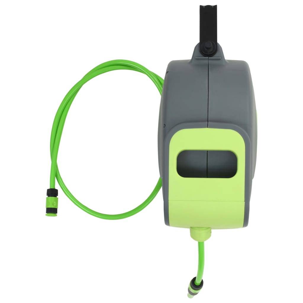 PANGIVO - Enrouleur de tuyau automatique polypropylène vert et gris 30 m - PANGIVO - Image 3