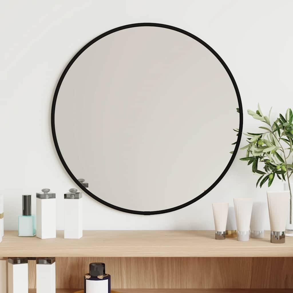 Maison Chic - Miroir mural Noir Ø 40 cm Rond Maison Chic - Image 2