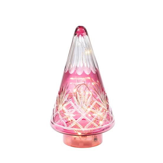 Amadeus - Sapin de Noël Led rose 24 cm - Image 1