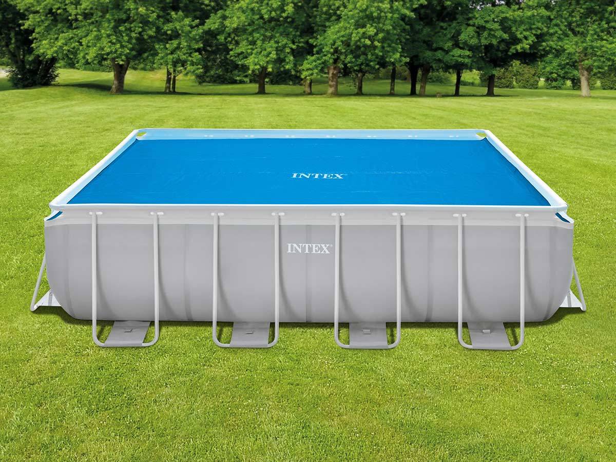 Bâche à bulles pour piscine tubulaire rectangulaire 4,88 x 2,44 m - Intex - Imagen 2