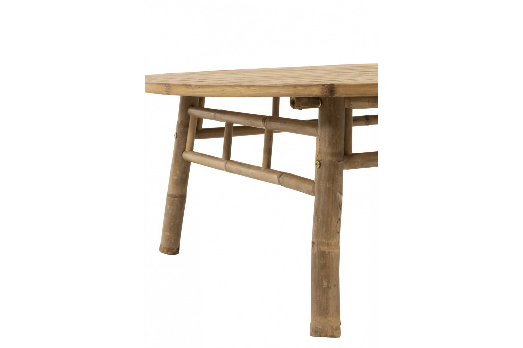 Table basse ronde en bambou D120 - NARA - Imagen 2