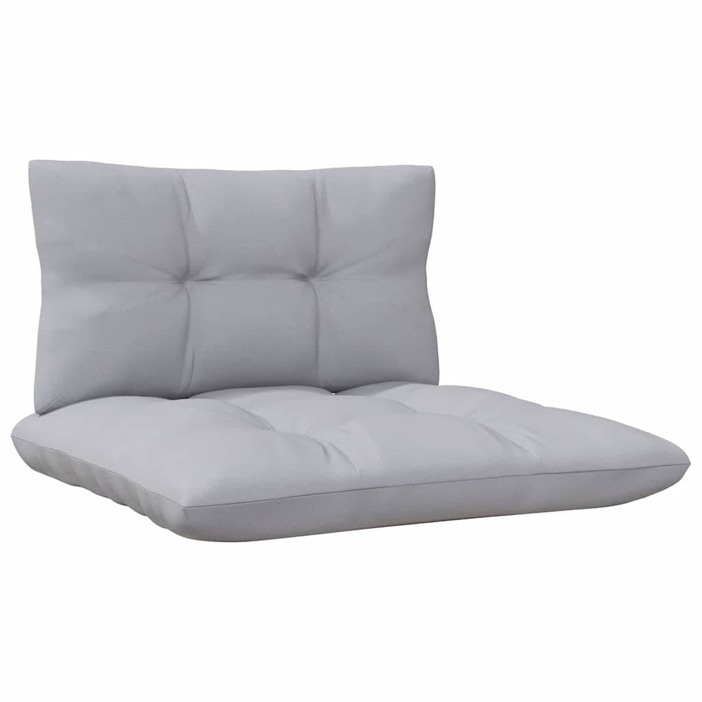 Canapé 2 places de jardin | Canapé D'extérieur | Sofa De Jardin et coussins gris Bois de pin solide Maison Chic - Image 6
