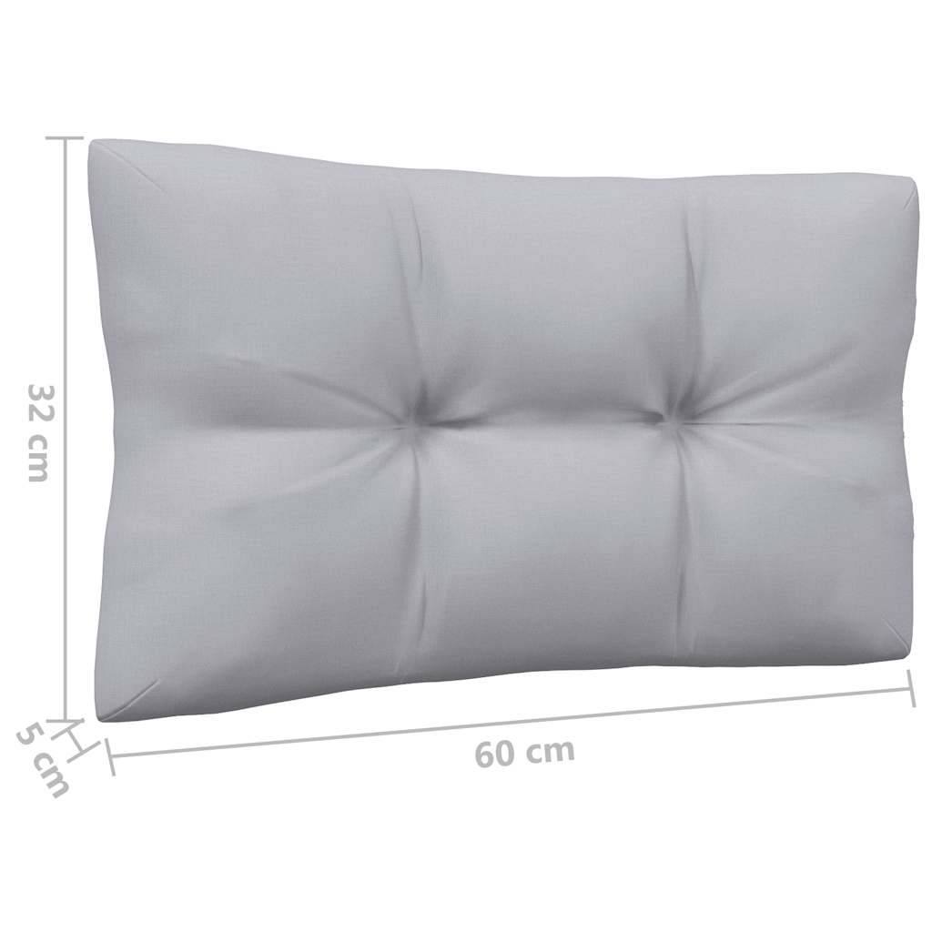 Canapé 2 places de jardin | Canapé D'extérieur | Sofa De Jardin et coussins gris Bois de pin solide Maison Chic - Image 9