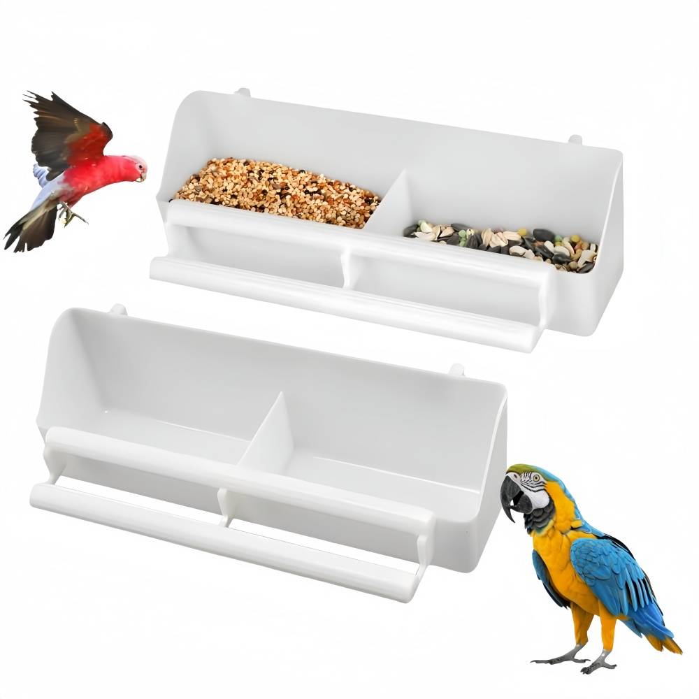 IntiMeg - Lot de 2 gamelles suspendues pour oiseaux IntiMeg - Image 1