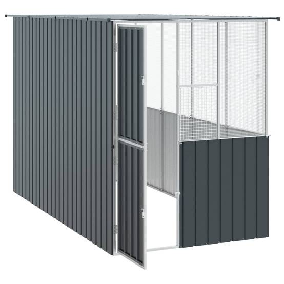 Cage Oiseaux Moyenne Acier Galvanisé 315x167cm Anthracite - ComfortXL Outdoor Living - Image 2