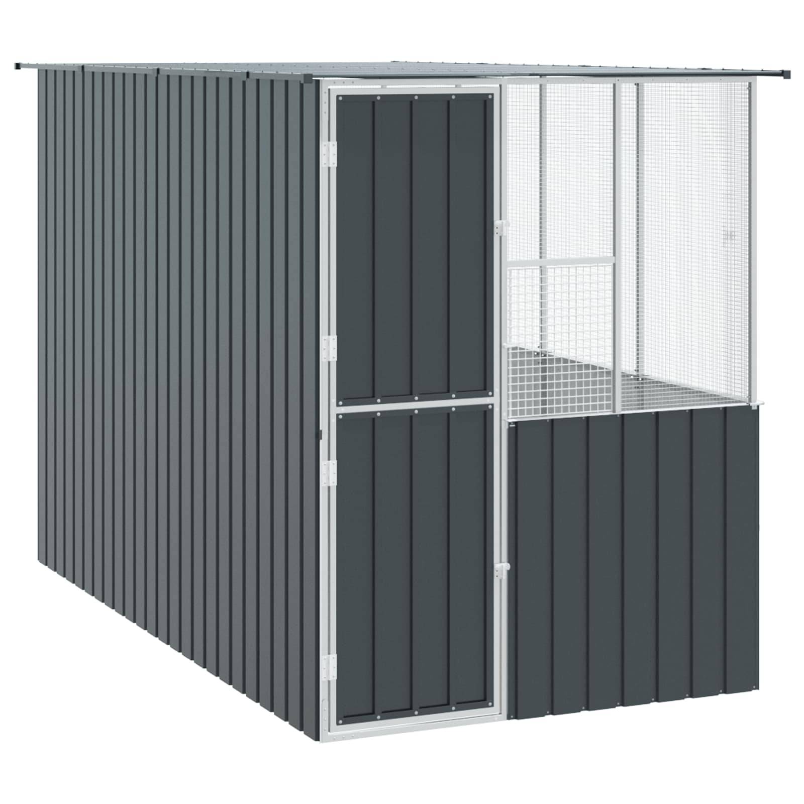 Cage Oiseaux Moyenne Acier Galvanisé 315x167cm Anthracite - ComfortXL Outdoor Living - Image 1