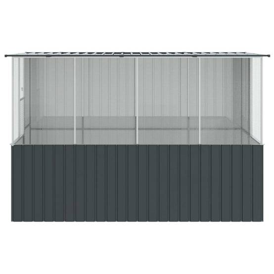 Cage Oiseaux Moyenne Acier Galvanisé 315x167cm Anthracite - ComfortXL Outdoor Living - Image 4