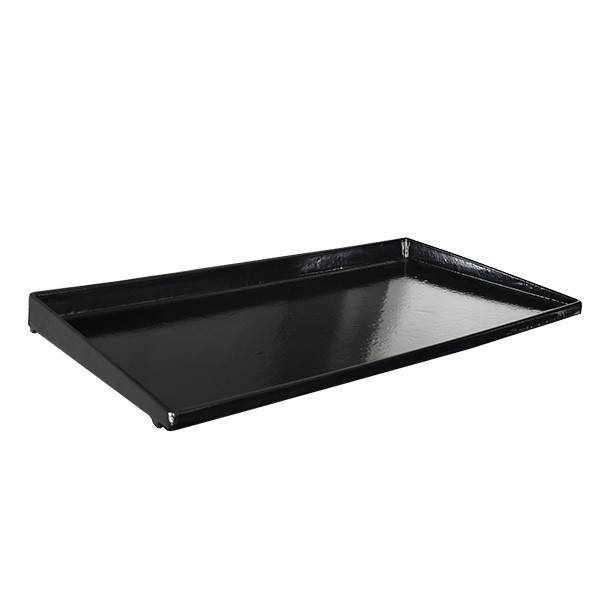 Plancha fonte émaillée bords relevés L 77 x l 42 cm