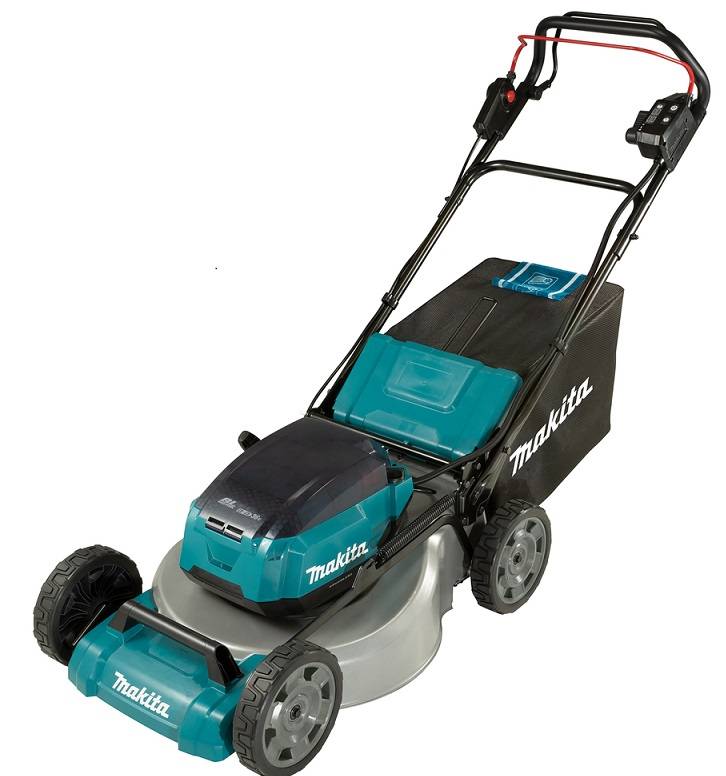 Tondeuse à gazon 2x18V LXT 46cm + 4 batteries 5Ah + chargeur - MAKITA - DLM465PT4 - Image 2