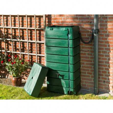 Nature - Récupérateur d'eau tonneau forme murale 276 litres - Imagen 3