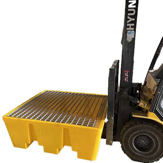 Bac de rétention pehd 475l premium pour 4 fûts - lot de 5-plast'up rotomoulage - Imagen 4