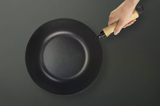 Wok avec revêtement antiadhésif - 26 cm - En acier carbone - Compatible toutes plaques de cuisson - Myway - Imagen 2