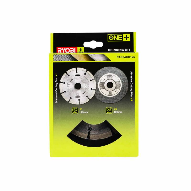 Ryobi - Pack RYOBI Meuleuse d'angle 1010W 125mm RAG1010-125SF - Kit 6 disques 125 mm - Image 4