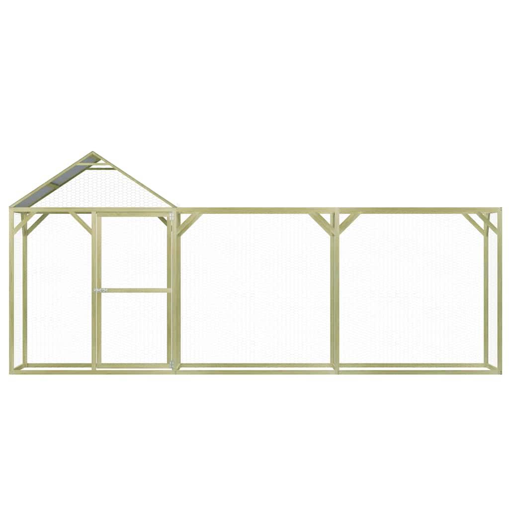 Vidaxl - Poulailler 4,5x1,5x2 m Pinède imprégnée vidaXL 278401 - Imagen 2