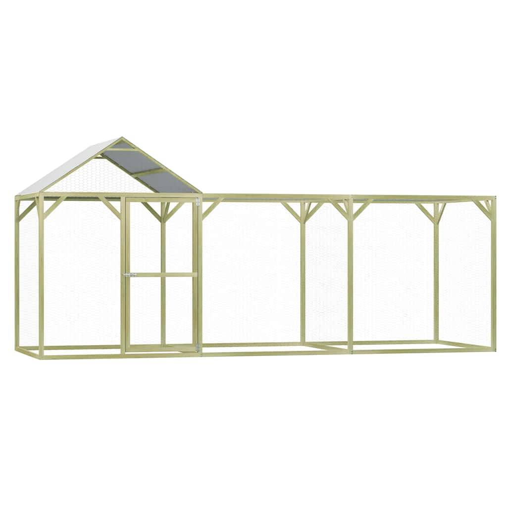 Vidaxl - Poulailler 4,5x1,5x2 m Pinède imprégnée vidaXL 278401 - Imagen 1