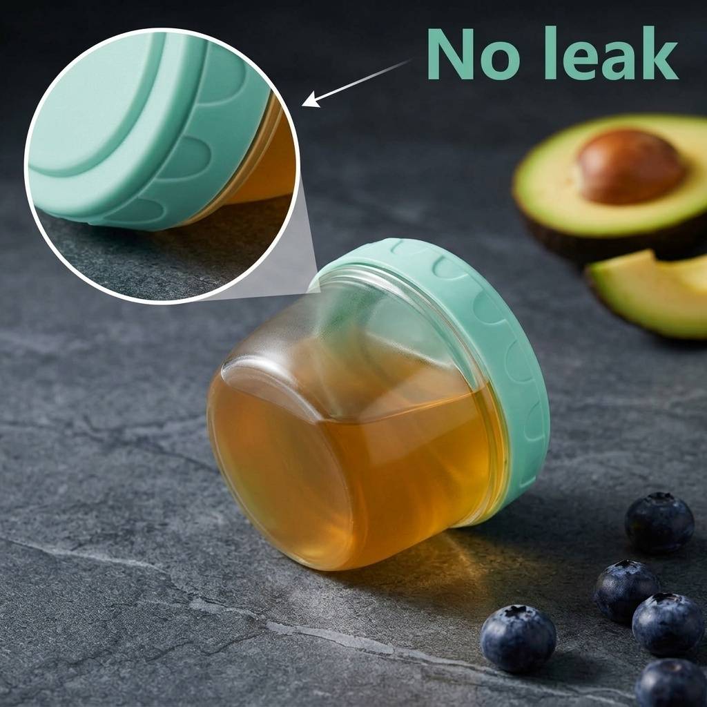 12 bocaux plastiques BPA free empilables - Image 3