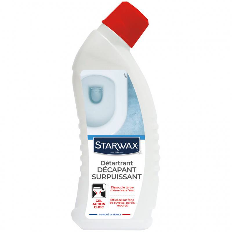 Starwax - Détartrant décapant surpuissant gel pour WC 750ml STARWAX