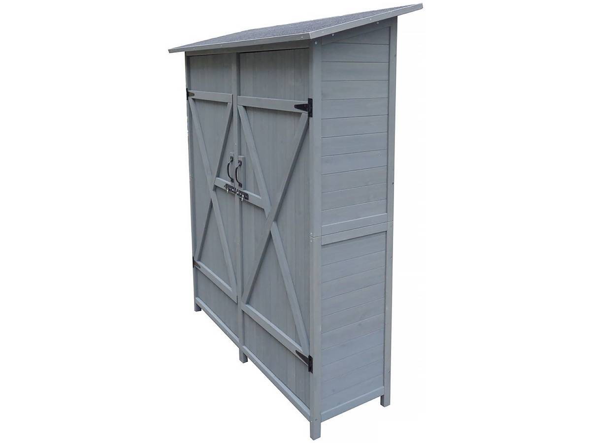 Habitat Et Jardin - Armoire De Jardin "espacio" - 140 X 49 X 162 Cm - Anthracite -habitat Et Jardin - Imagen 2