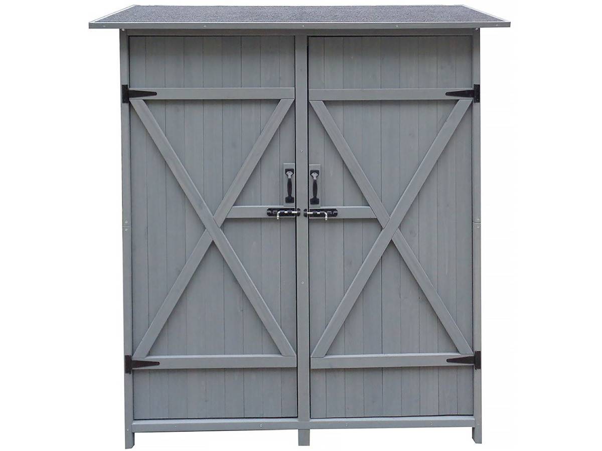 Habitat Et Jardin - Armoire De Jardin "espacio" - 140 X 49 X 162 Cm - Anthracite -habitat Et Jardin - Imagen 1