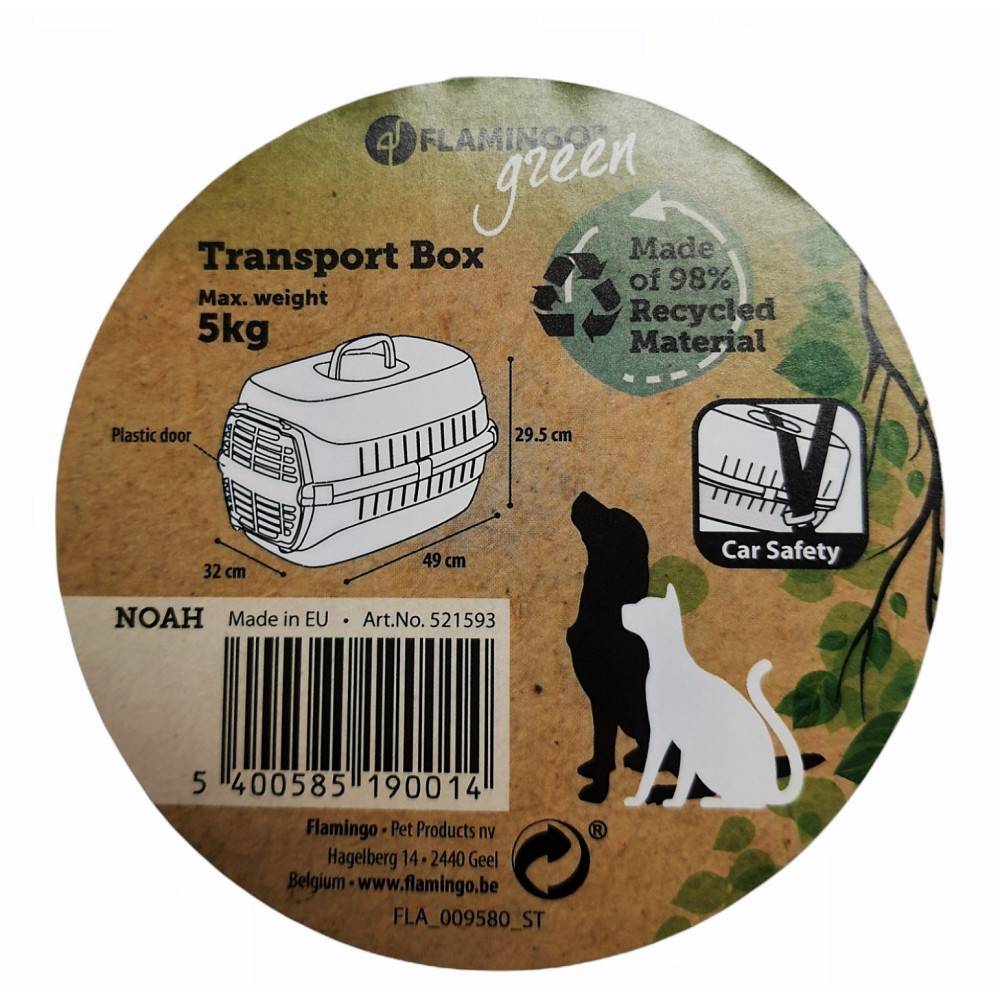Cage de transport NOAH 1, pour petit chien ou chat maxi 5 kg couleur aléatoire - Image 9