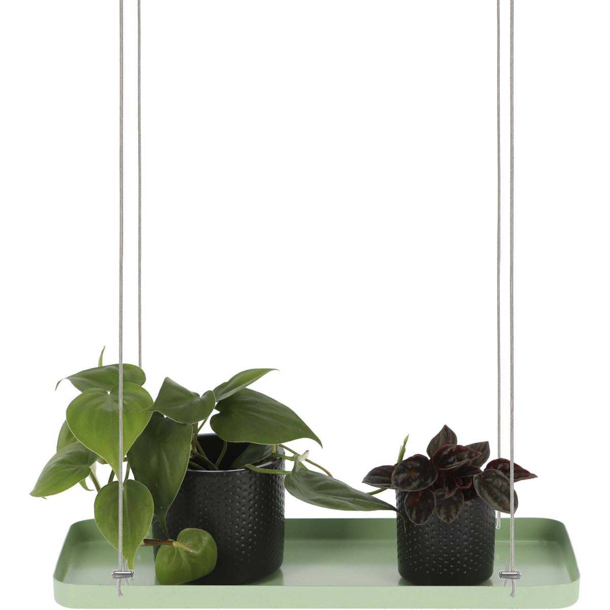 Esschert Design - Support à plantes rectangulaire à suspendre vert Longueur de 38 cm Esschert's Garden - Imagen 1