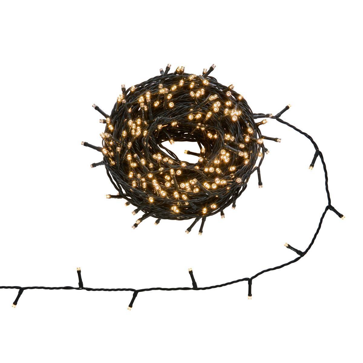 Feeric Christmas - Guirlande lumineuse d'extérieur 30 m 400 LED blanc chaud fil vert 13 fonctions avec minuteur sur secteur - Feeric Lights & Christmas - Image 2