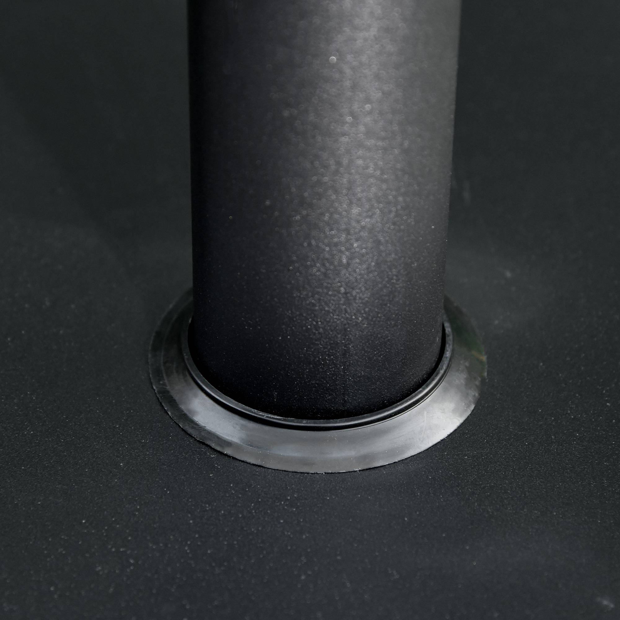 Pied de parasol carré métal ciment balcon terrasse fixation sécurisée Ø30-48mm 40x40x43cm noir - ComfortXL Outdoor Living - Image 10